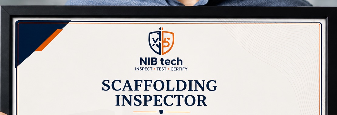 Framed NIBTECH personal certification document